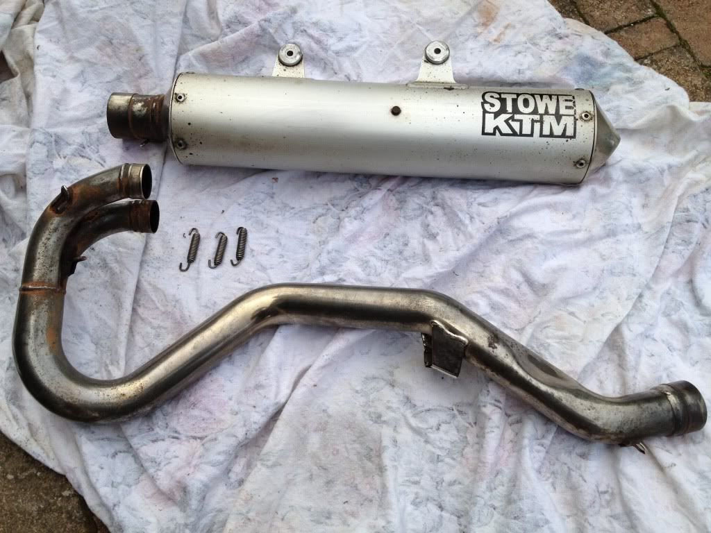 ktm 500 exc akrapovic exhaust